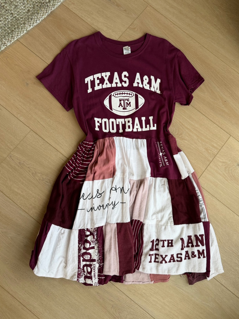 Aggie Custom Gameday T-shirt Dress